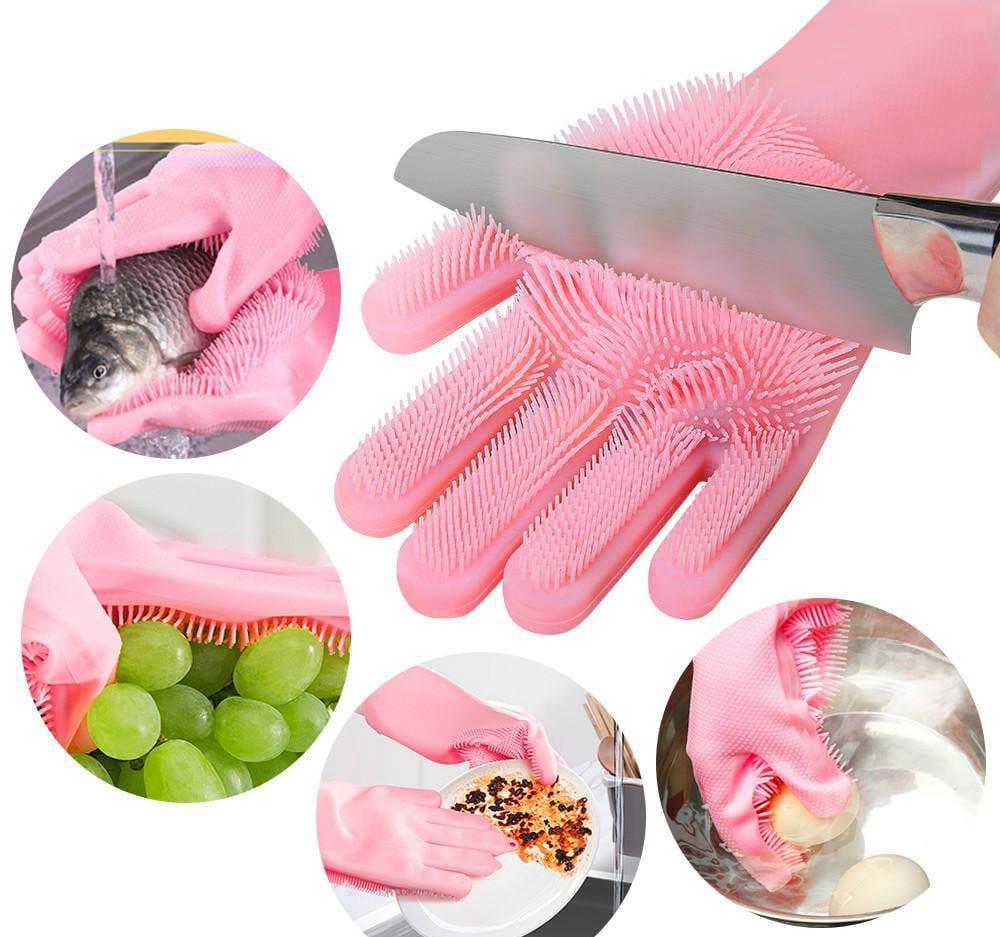 Washing Gloves, Silicone Dish Washer, Hand Gloves For Cleaning