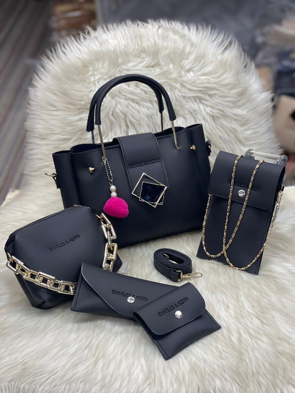 5 Pieces Ladies Hand Bag - Product Mela