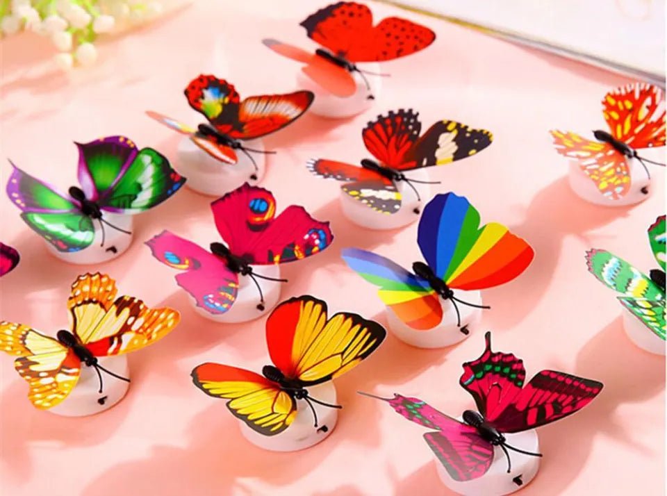 6 LED Butterfly Night Lamps - Product Mela