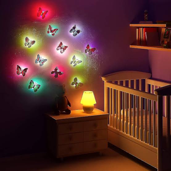 6 LED Butterfly Night Lamps - Product Mela