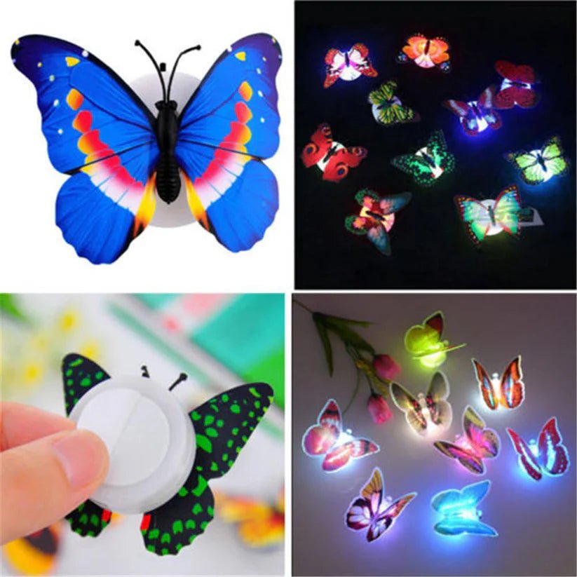 6 LED Butterfly Night Lamps - Product Mela