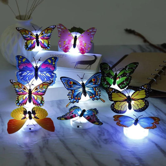 6 LED Butterfly Night Lamps - Product Mela